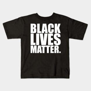 Black Lives Matter Typography Kids T-Shirt